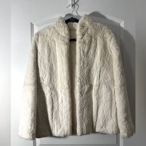 Vintage Rabbit Fur Coat / Mob Wives Style Size Medium